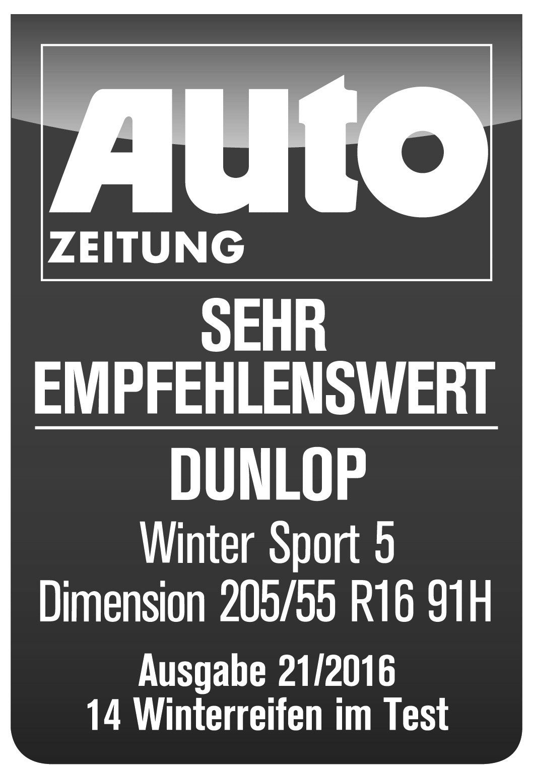 Dunlop Winter Sport 5 205/55 R16 94H Winterreifen