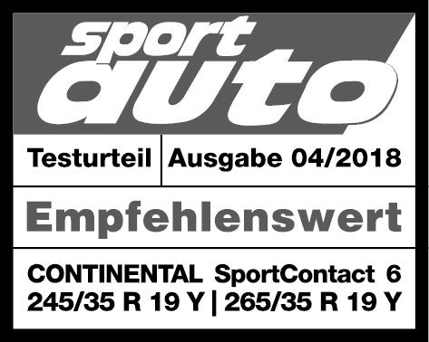 Continental SportContact 6 255/35 R19 96Y Sommerreifen
