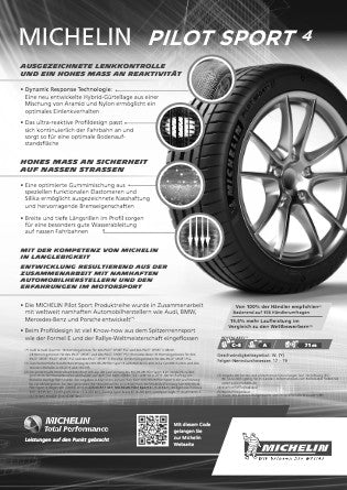 Michelin Pilot Sport 4 245/45 R18 100Y Sommerreifen