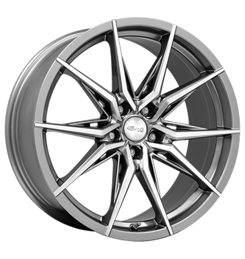 Brock B42 Ferric Grey Poliert Alufelge 8.5x19 ET35 5x114.3/72.6