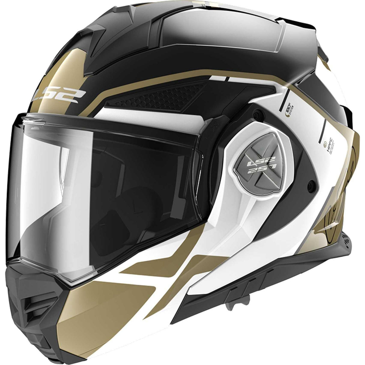 LS2 Klapphelm Motorrad ADVANT X METRYK, XL - Black Sand, Hochwertiger Schutz, Aerodynamisches Design