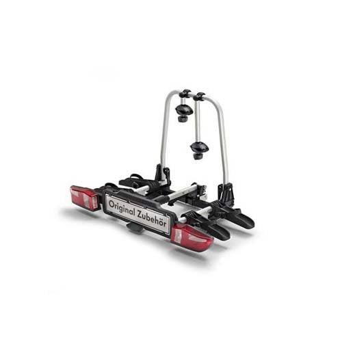 VW Fahrradträger Anhängerkupplung klappbar für 2 Räder - Original Zubehör, passend für alle Modelle
