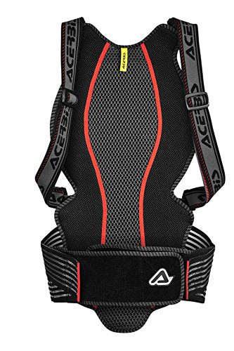 Acerbis Herren Rückenprotektor Comfort 2.0, Schwarz, Größen S-M, Schutz & Flexibilität für Motorradfahrer
