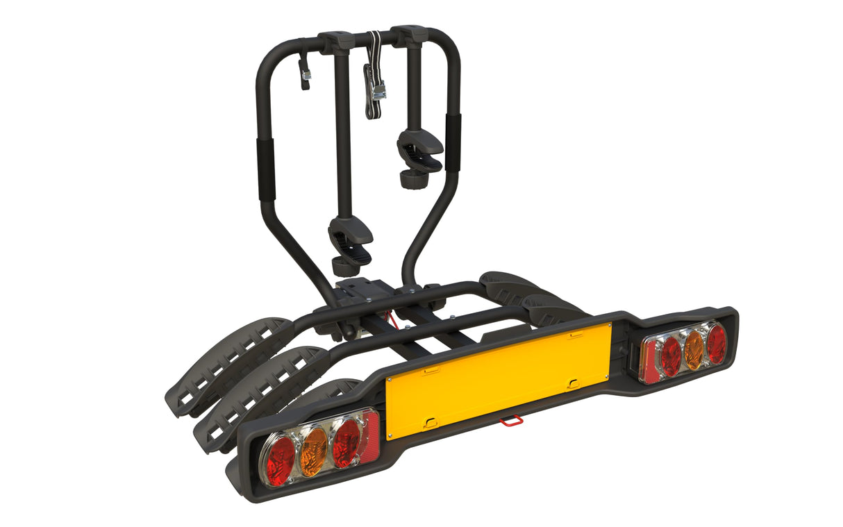 Heckträger Fahrrad Peruzzo 668/3 Grau - Robuste Befestigung, Einfache Montage für 3 Räder