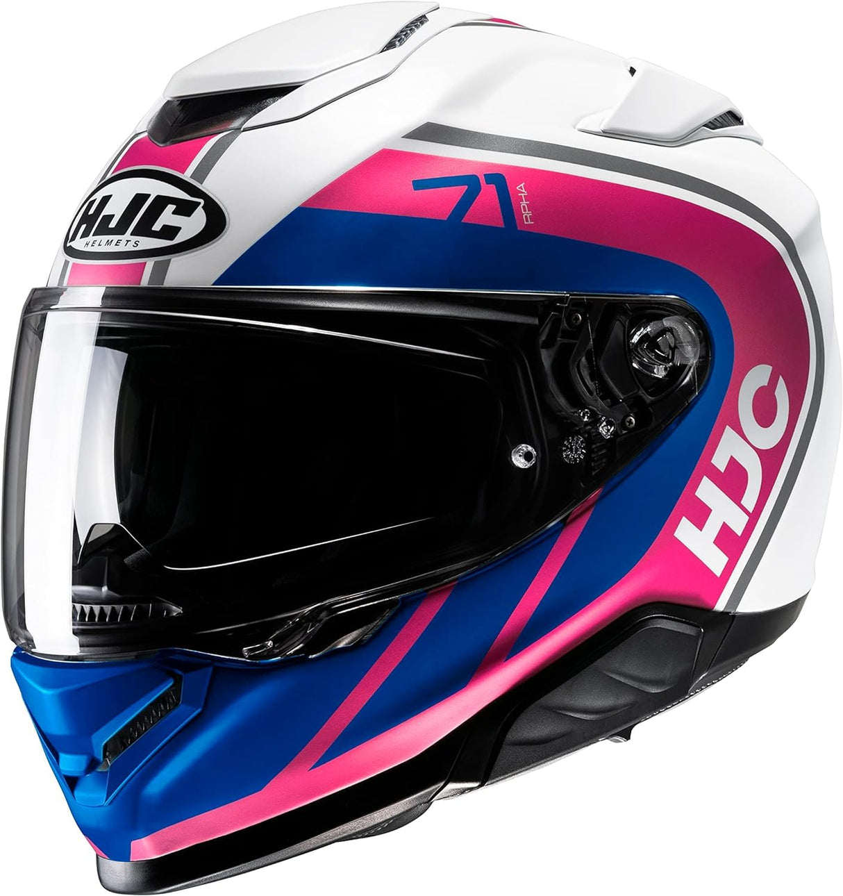 HJC Integralhelm Motorrad RPHA71 MAPOS MC28SF, Aerodynamisch, Leicht, Komfortable Passform