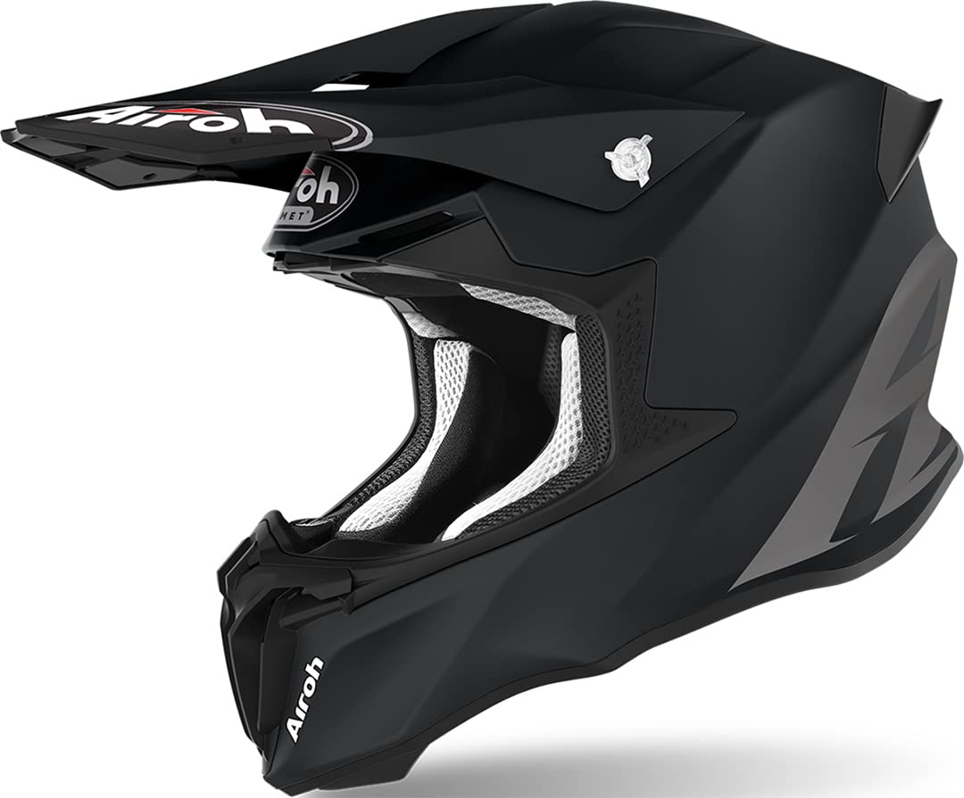 Airoh Twist 2.0 Helm, Schwarz Matt, Größe XL - Leicht & aerodynamisch, ideales Motorrad-Zubehör