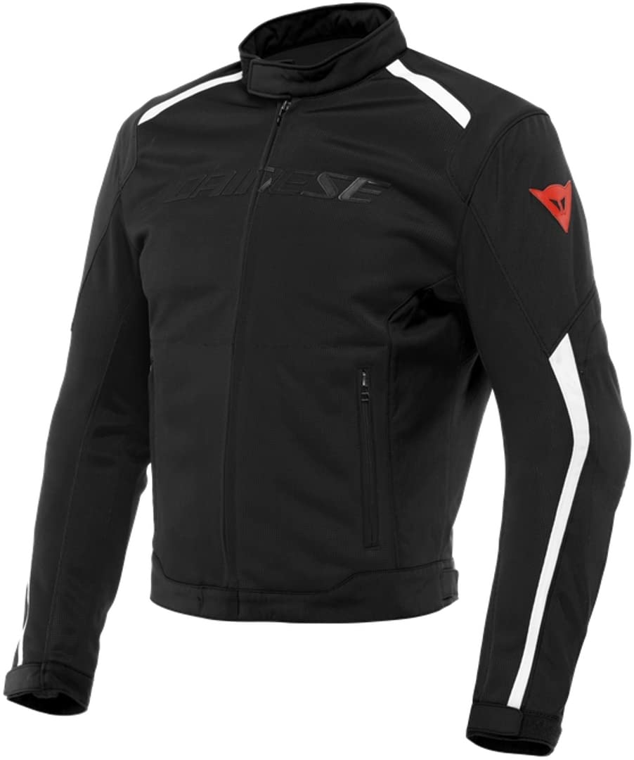 Motorradjacke Dainese Hydraflux 2 Air D-Dry, Sommer, Wasserdichtes Abnehmbares Futter, Herren, Schwarz/Weiß, Größe 58
