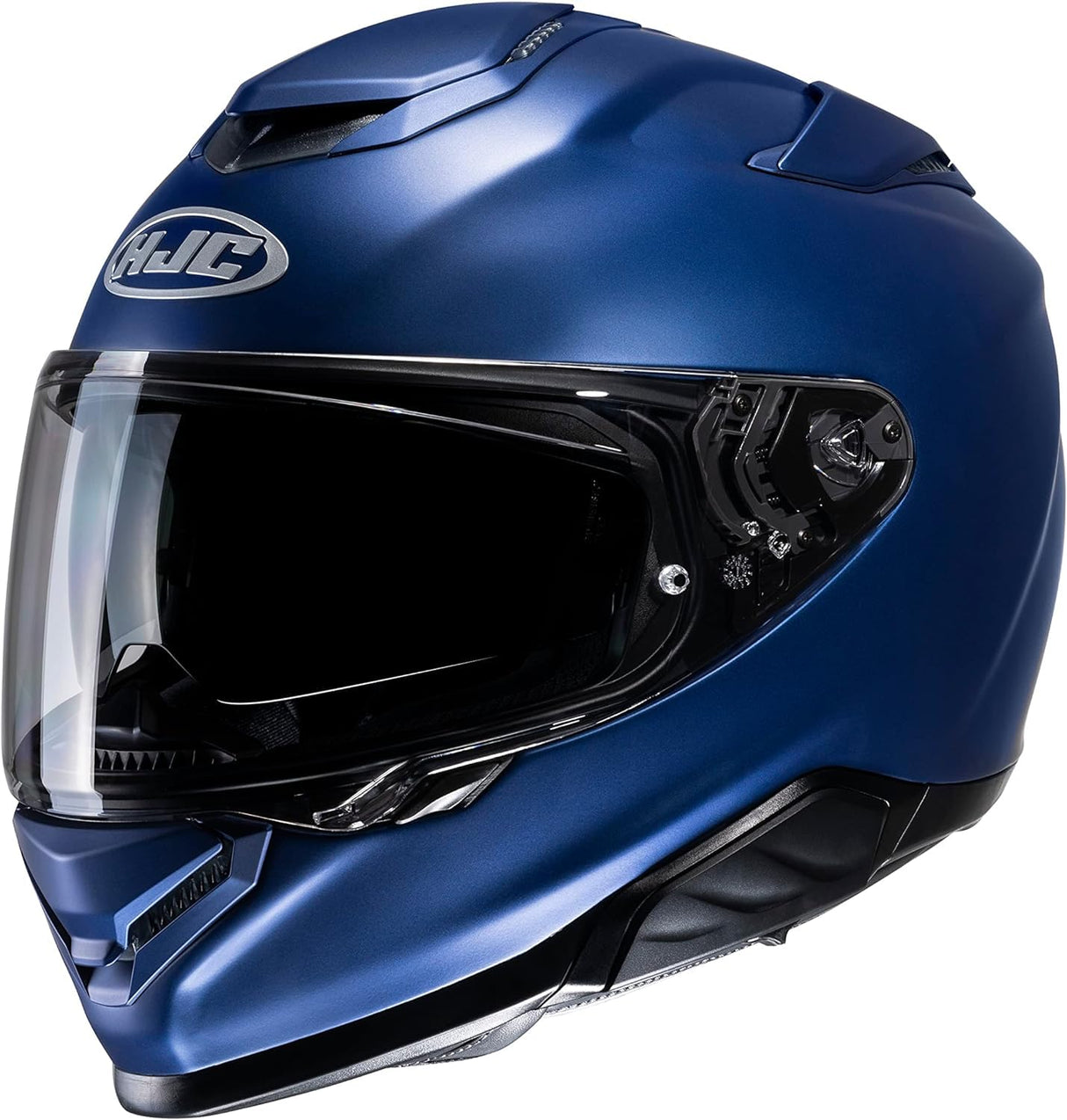 HJC RPHA71 Integralhelm Motorrad, Semi Flat Metallic Blau, Größe M – Aerodynamisches Design, Leichtgewicht, Premium-Sicherheit