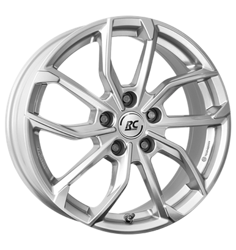 RC-Design RC34 Kristallsilber Alufelge 7x18 ET45 5x112/57.1