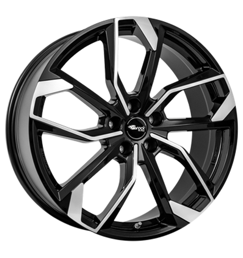 RC-Design RC34 Schwarz Glanz Voll-Poliert Alufelge 7x17 ET45 5x112/57.1