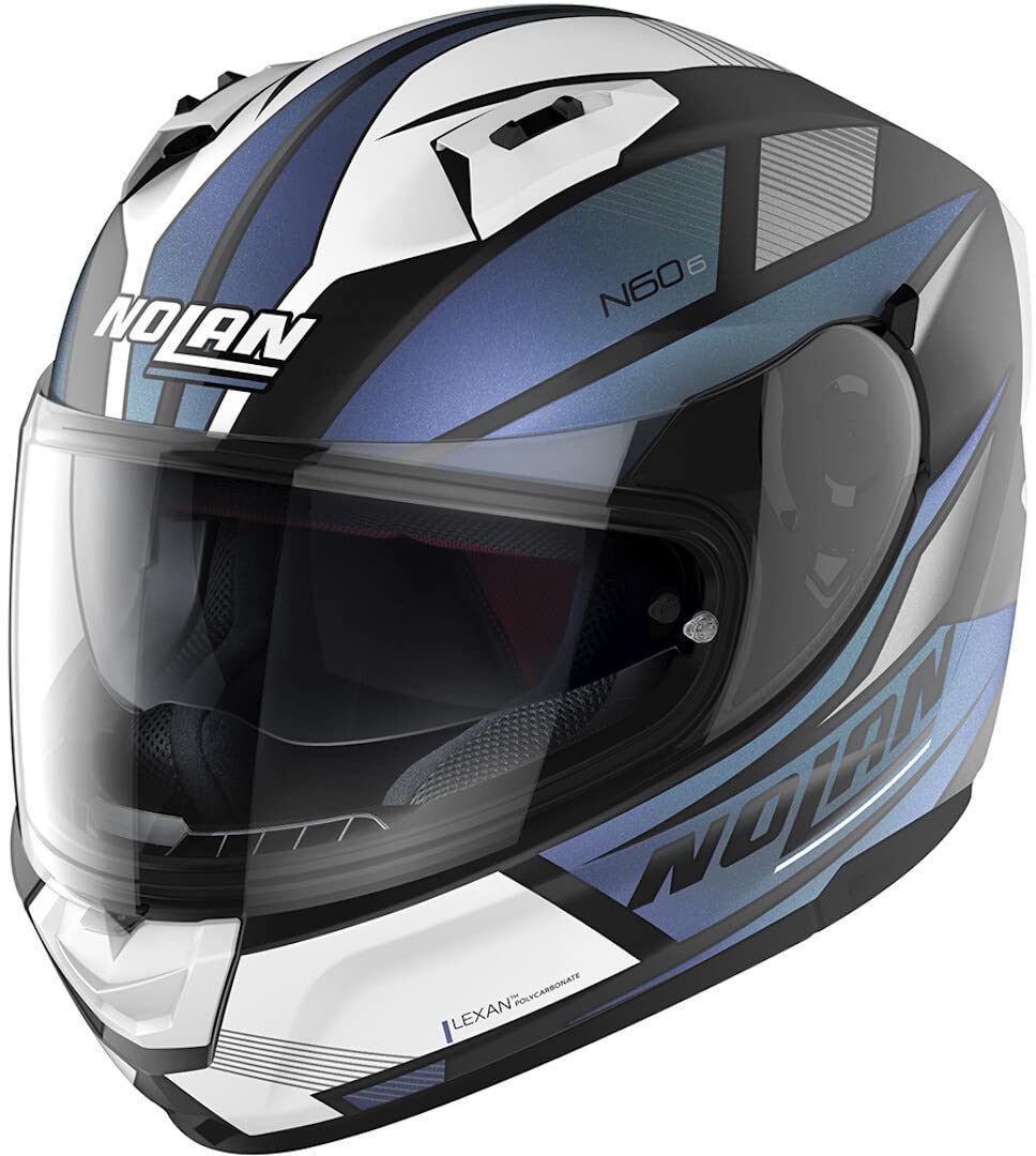 NOLAN Motorradhelm N60-6 Downshift 039 S – Aerodynamisches Design, Komfortpolster, ECE-zertifiziert