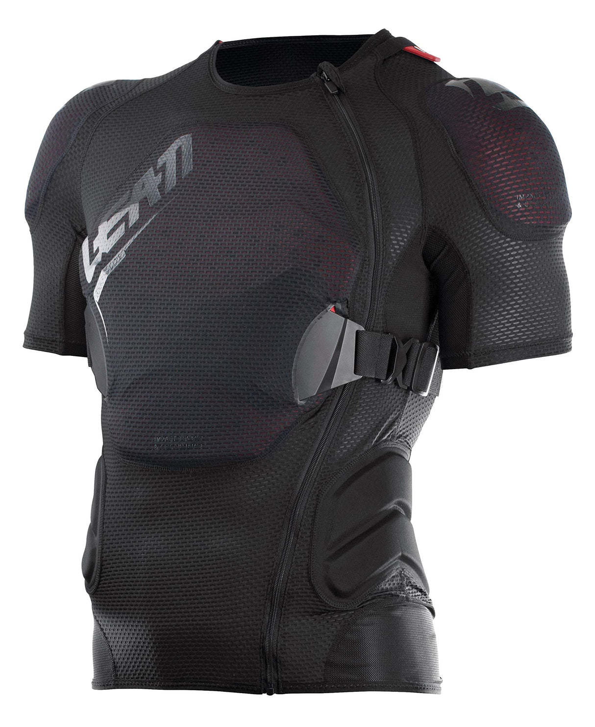 Leatt 3DF AirFit Lite Body Protector - Kurzarm Motorrad Brustpanzer, Atemaktiv & Leicht