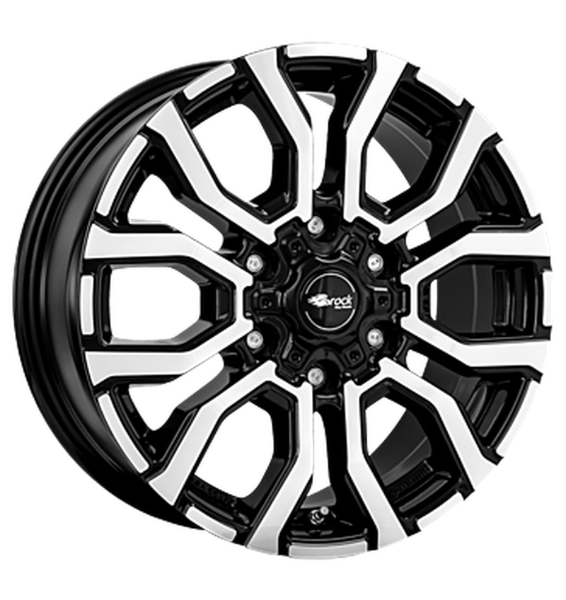 RC-Design RC35 Schwarz Glanz Voll-Poliert Alufelge 7.5x17 ET30 6x139.7/106.1