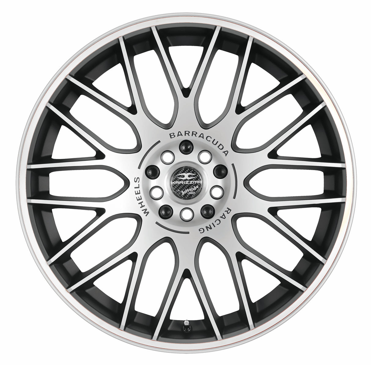 Barracuda Karizzma Alufelge 9x20 ET27 5x120 Mattblack Puresports Color Trim weiss