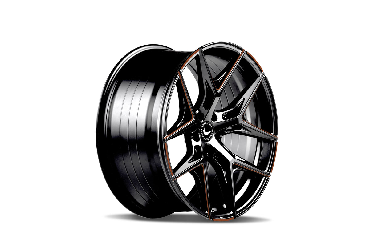 Barracuda Razzer Alufelge 10x20 ET20 5x112 Flash COPPER Puresports gefräst