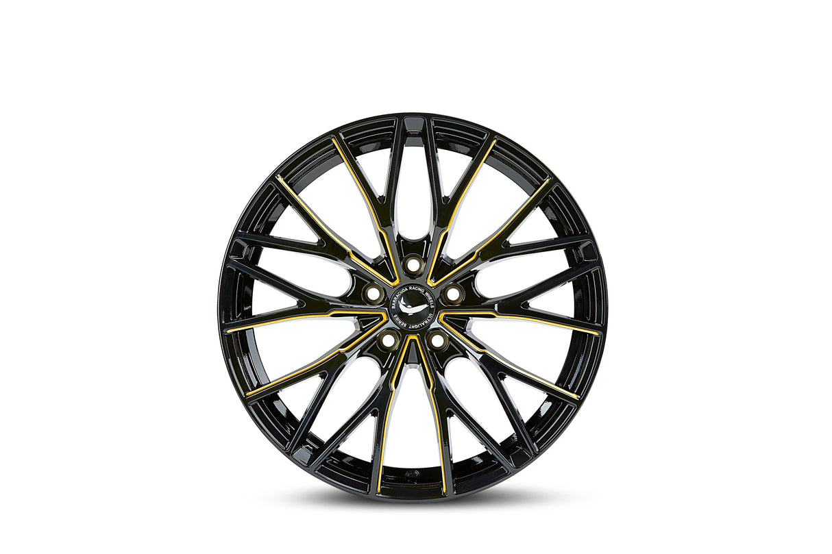 Barracuda Project 3.0 Alufelge 8,5x20 ET33 5x112 Black gloss Flashgold