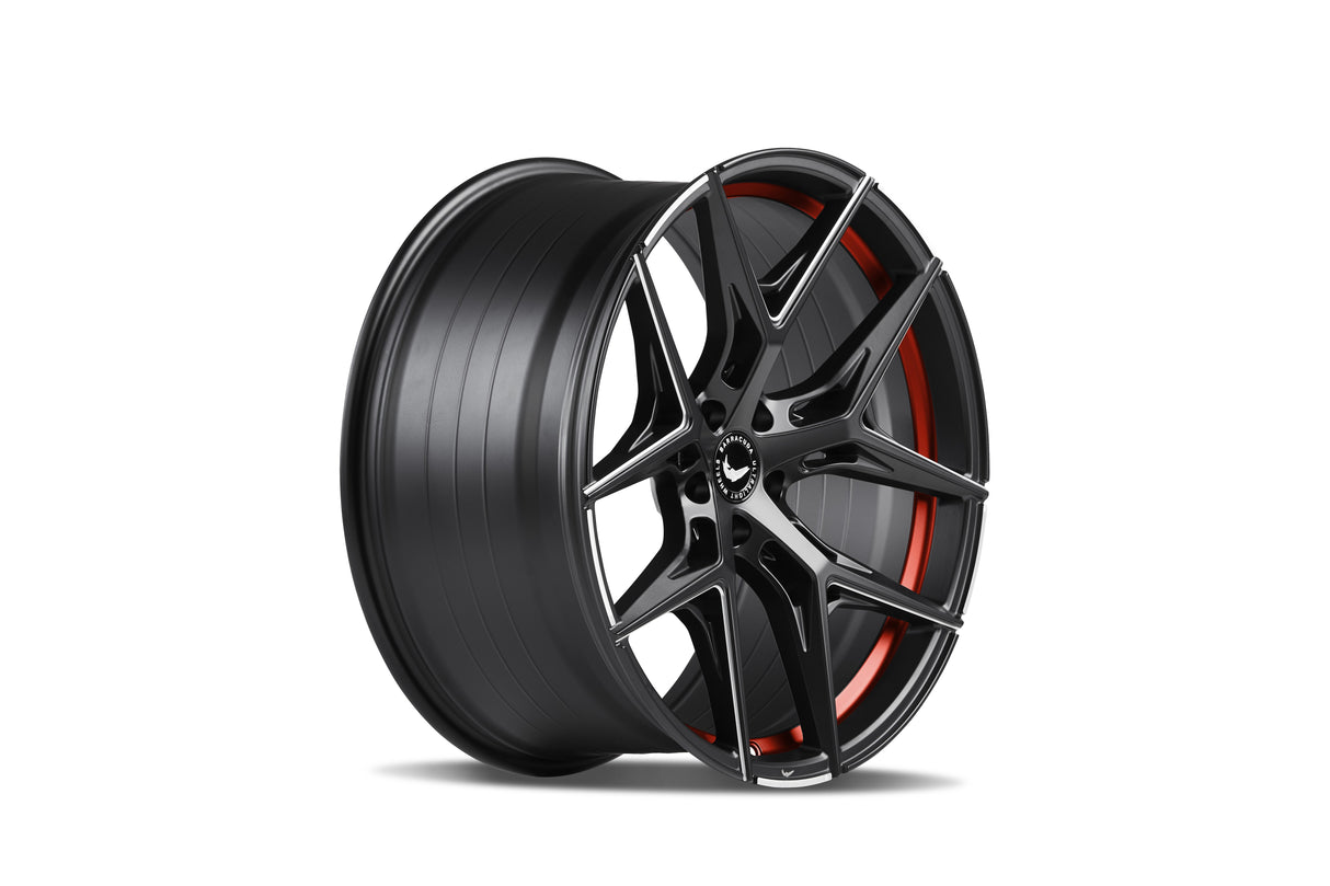 Barracuda Razzer Alufelge 8,5x20 ET27 5x112 Flash RED Puresports gefräst