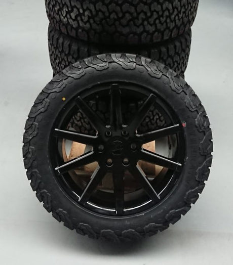 4x Felgen Dirt D54 9x20 ET25 6x139,7 + 4x Reifen Black Bear AT2 285/50/20