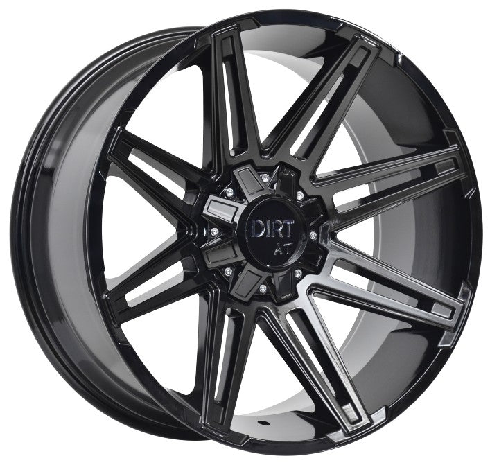 4x rims Dirt D88 9x20 ET25 5x120/127