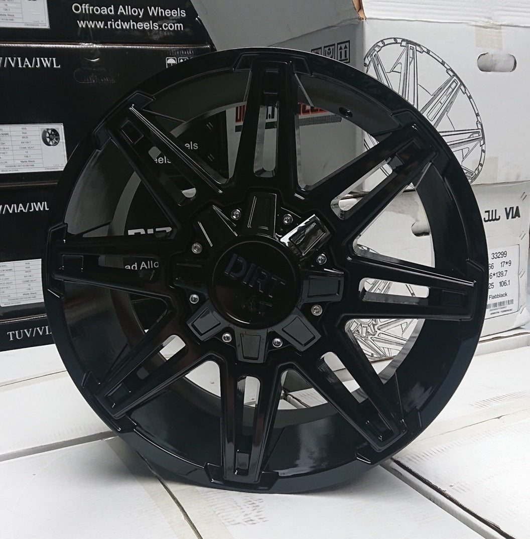 4x Felgen Dirt D88 8x18 ET48 5x130