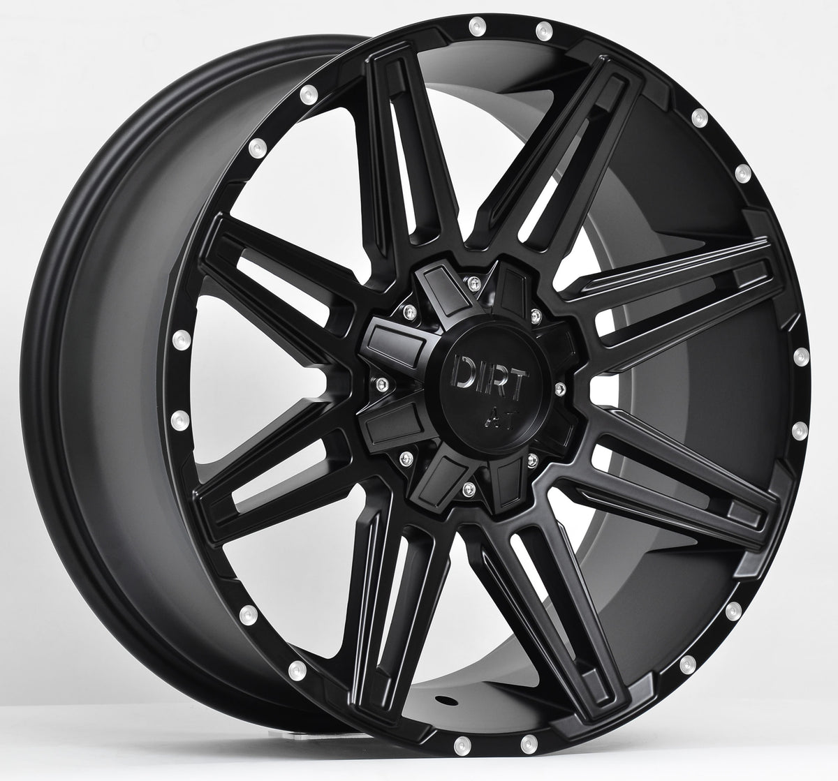 4x Rims Dirt D88 10x22 ET-20 5x127/139.7