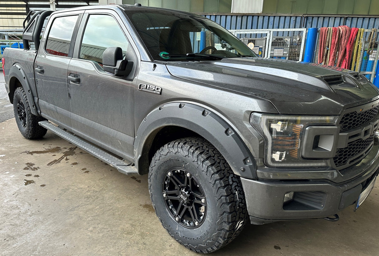 4x rims RID R01 9x17 ET20 6x135 + 4x tires BF Goodrich KO2 315/70/17