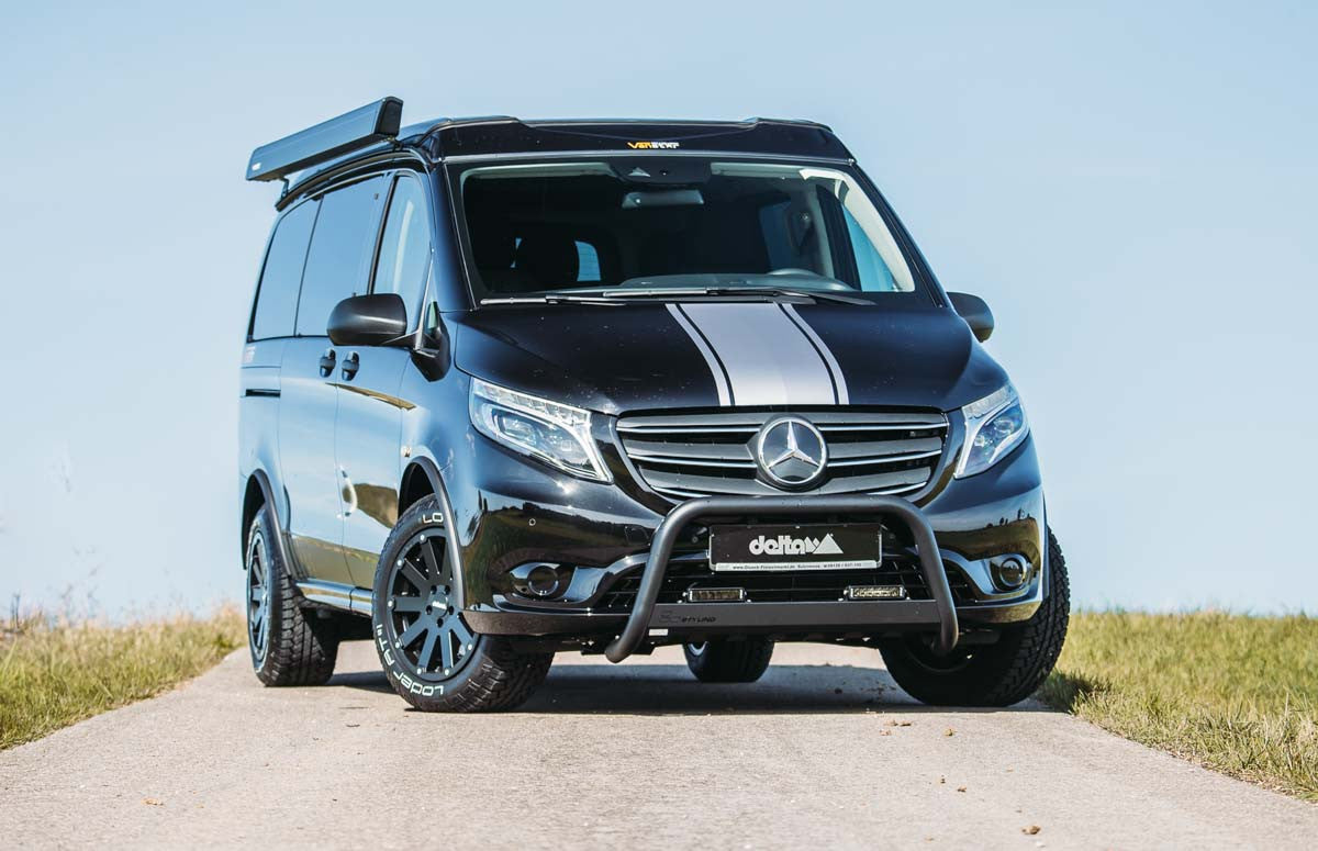 delta4x4 Hanma Alufelge 5x112 Schwarz Matt – Vito/Viano