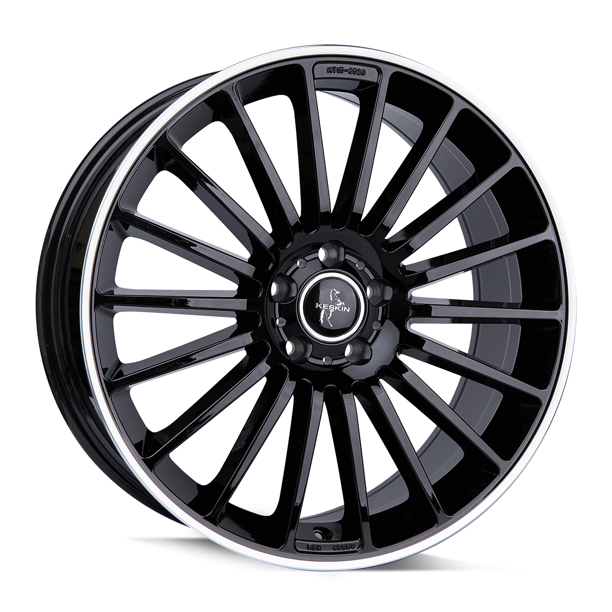 Keskin KT15 Speed Black Lip Polish Alufelge 7x16 ET38 5x112/66.6