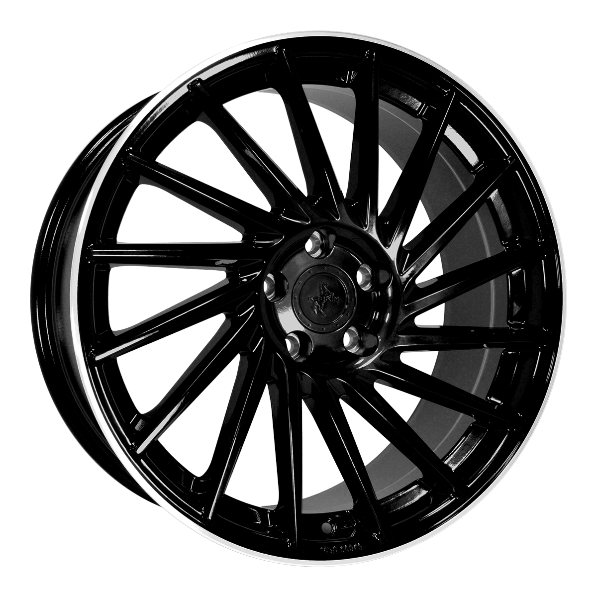 Keskin KT17 Hurricane Black Lip Polish Alufelge 8.5x19 ET45 5x112/72.6