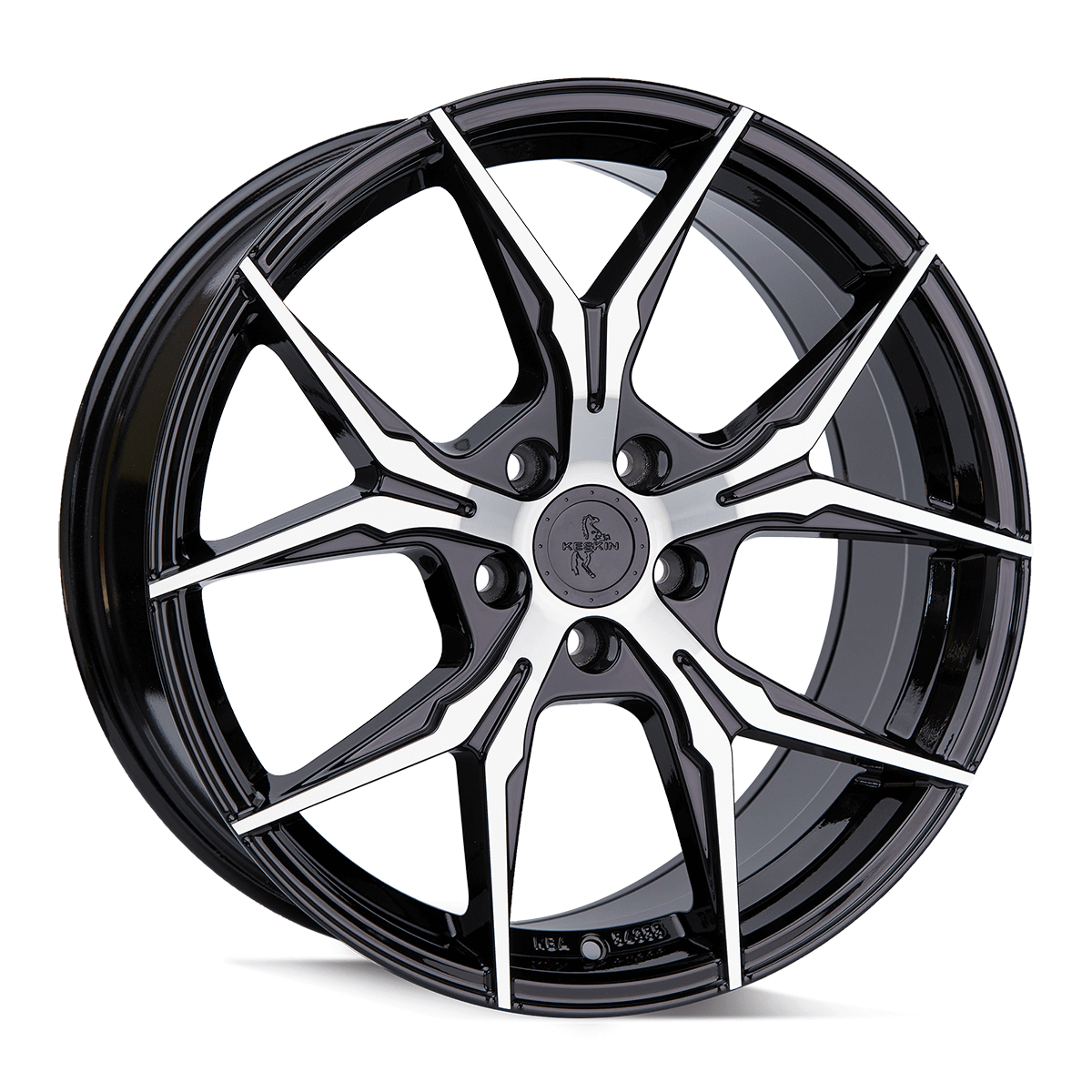 Keskin KT19N Black Front Polish Alufelge 8.5x19 ET40 5x114.3/72.6