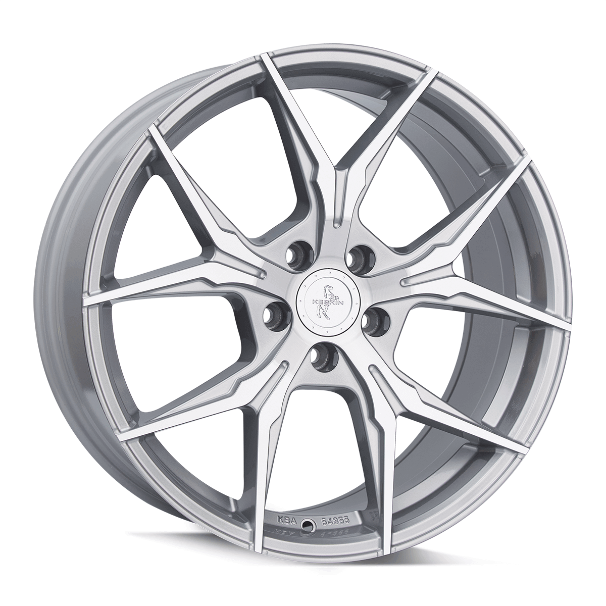 Keskin KT19N Silver Front Polish Alufelge 8.5x19 ET45 5x112/72.6