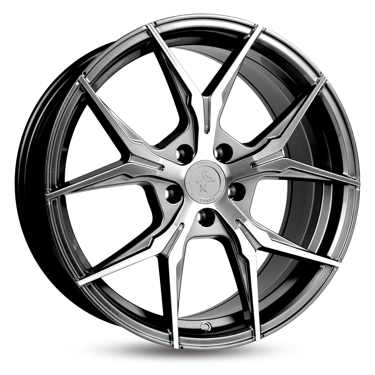 Keskin KT19 Angel Palladium Front Polish Alufelge 8.5x19 ET30 5x112/72.6