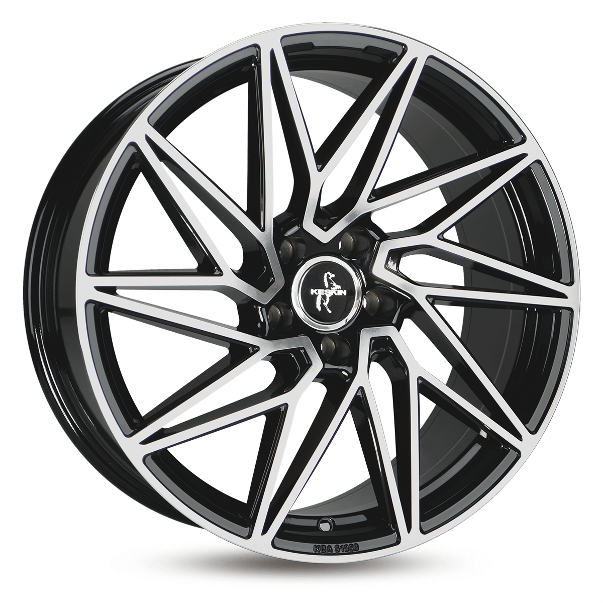 Keskin KT20 Future Black Front Polish Alufelge 8.5x19 ET30 5x112/72.6