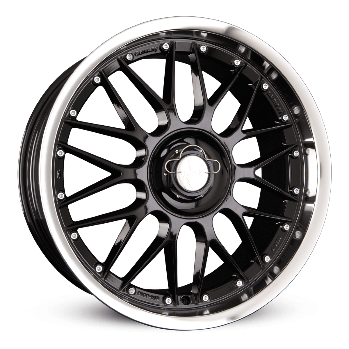 Keskin KT4 New Racer Black Lip Polish Alufelge 8.5x18 ET30 5x108/72.6