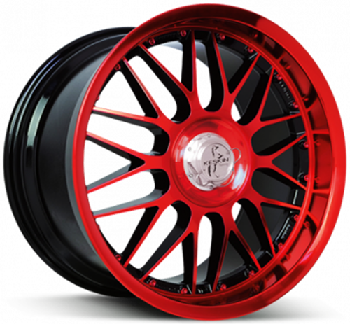 Keskin KT4 New Racer Candy Red Alufelge 9x16 ET25 4x100/4x108/63.4