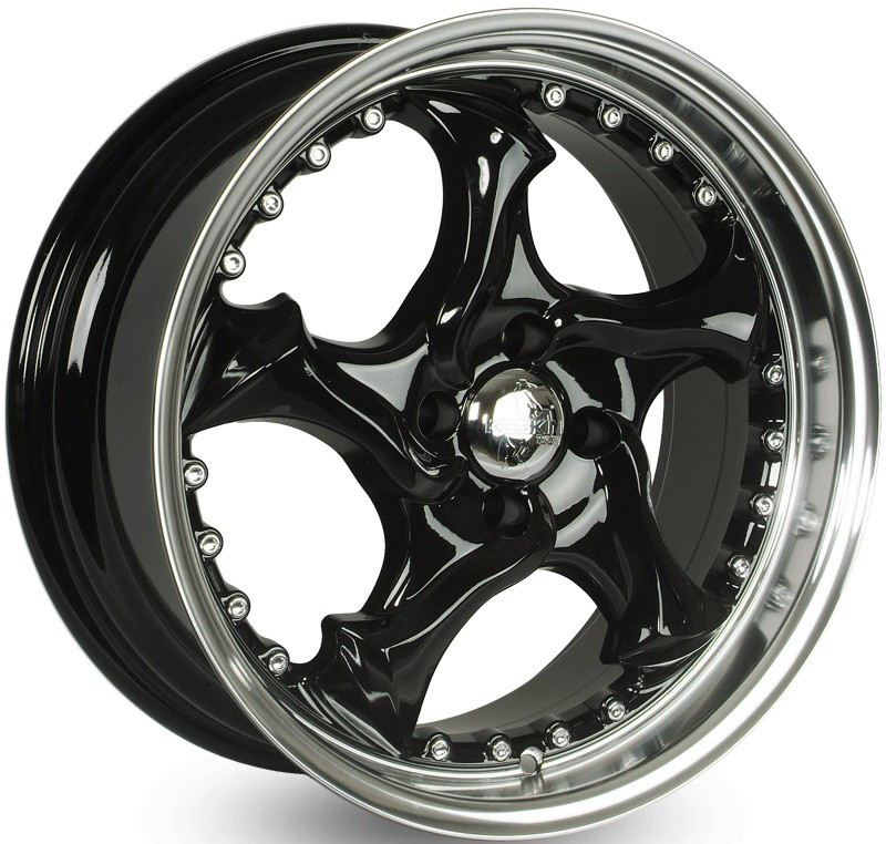 Keskin KT7 Black Polish Alufelge 9x17 ET30 4x100/63.4