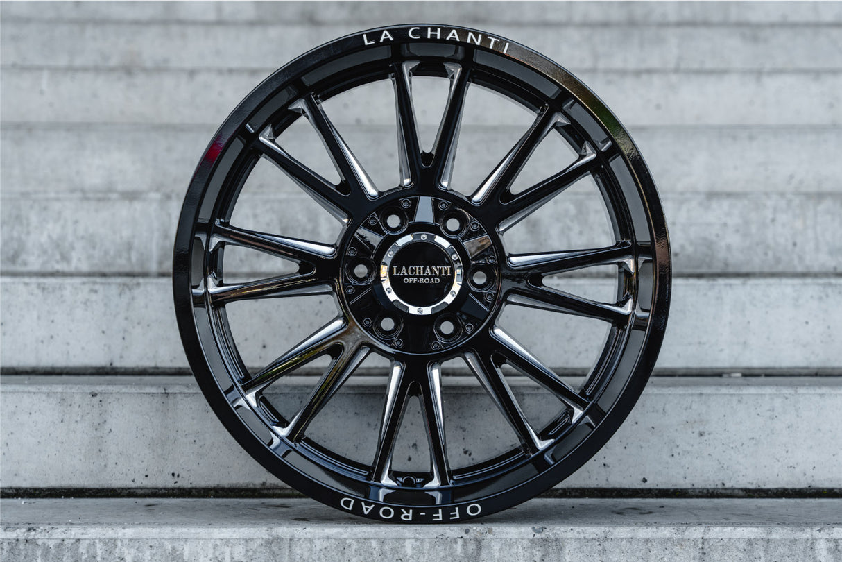 La Chanti LC-OF18 10J x 20 Zoll 6x139,7 ET-12 Glossy Black Milled