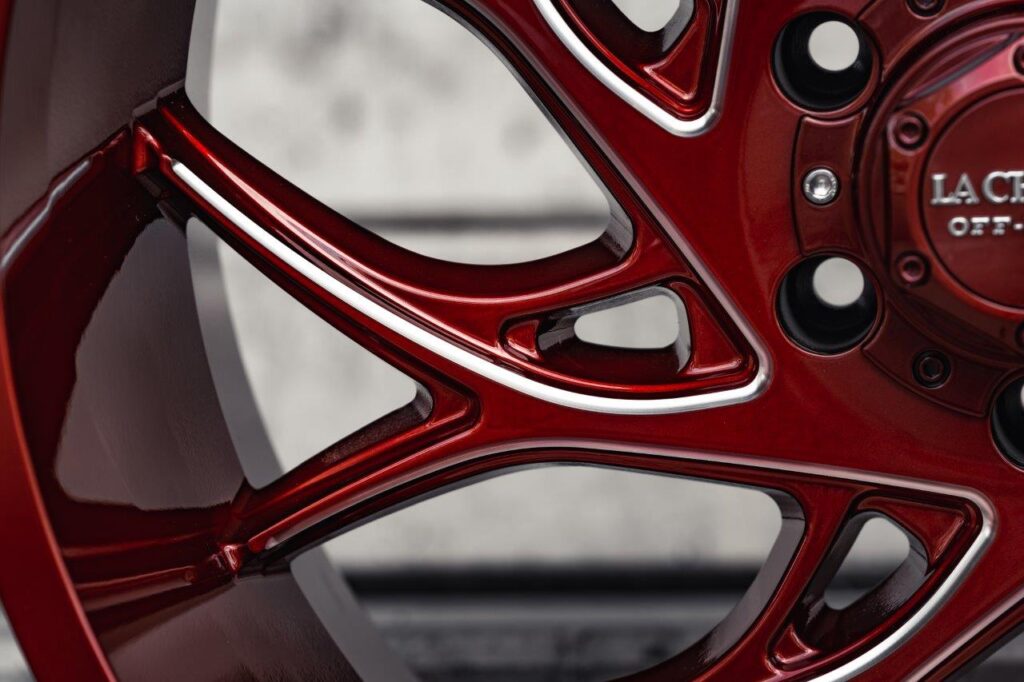 La Chanti LC-OF20 11,5J x 22 Zoll 6x139,7 ET-25 Glossy Red Milled