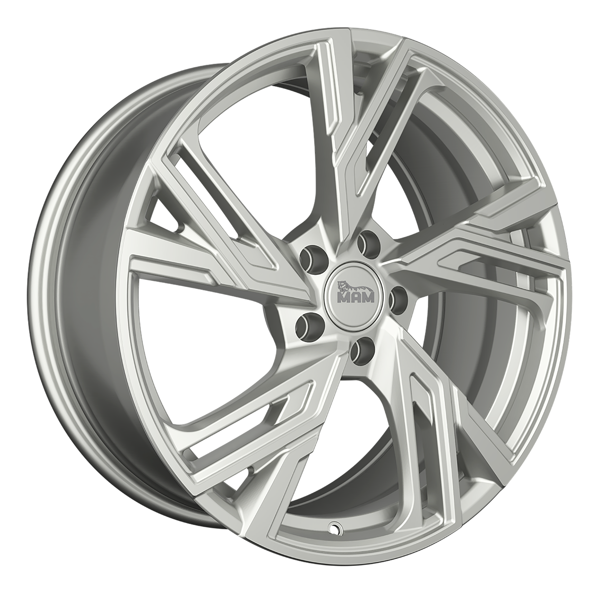 MAM RS5 Silver Painted Alufelge 6x15 ET42 5x108/63.4