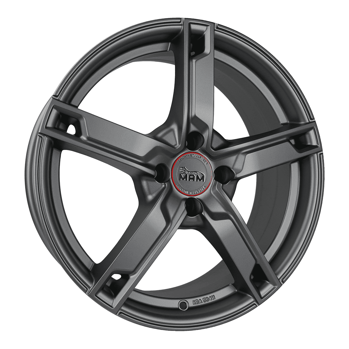 MAM W4 Matt Grey Alufelge 6.5x16 ET20 4x108/65.1