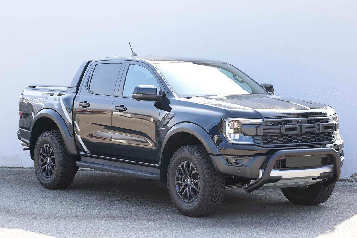 delta4x4 Frontbügel Schwarz Matt 76mm – Ford Ranger Raptor 2Ab