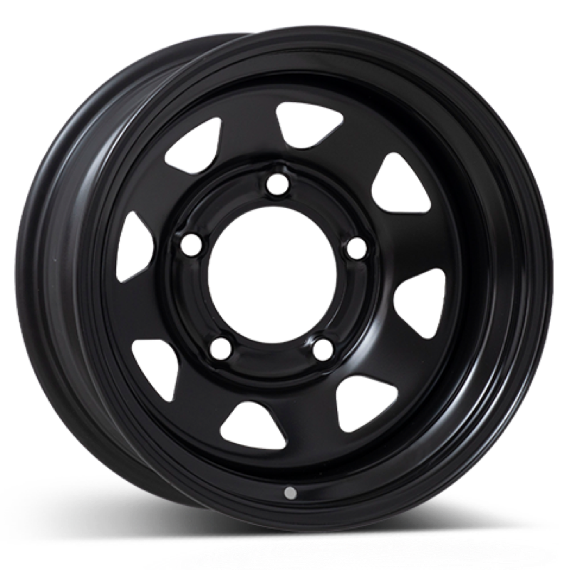 DOTZ 4x4 Extreme dark Stahlfelge 7x15 ET-10 5x114.3/71.6