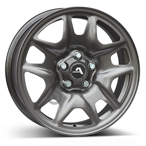 ALCAR HYBRIDRAD 05 grey Stahlfelge 5.5x15 ET40 5x100/57.1