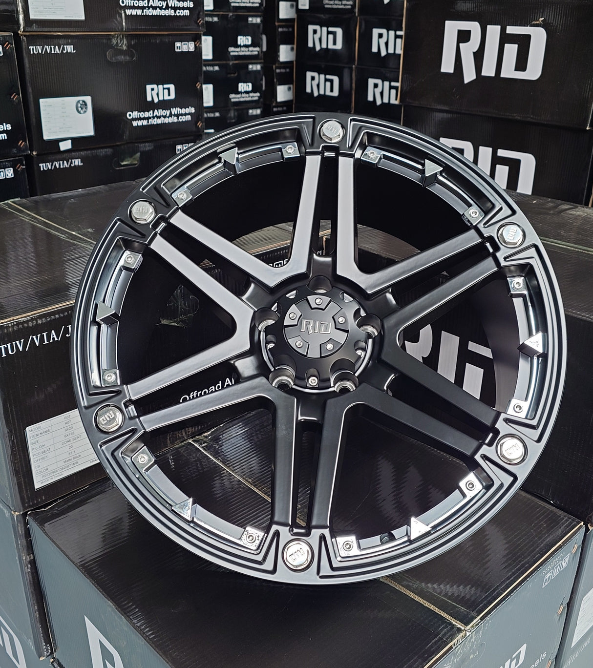 4x Felgen RID R01 9x20 ET-13 5x139,7