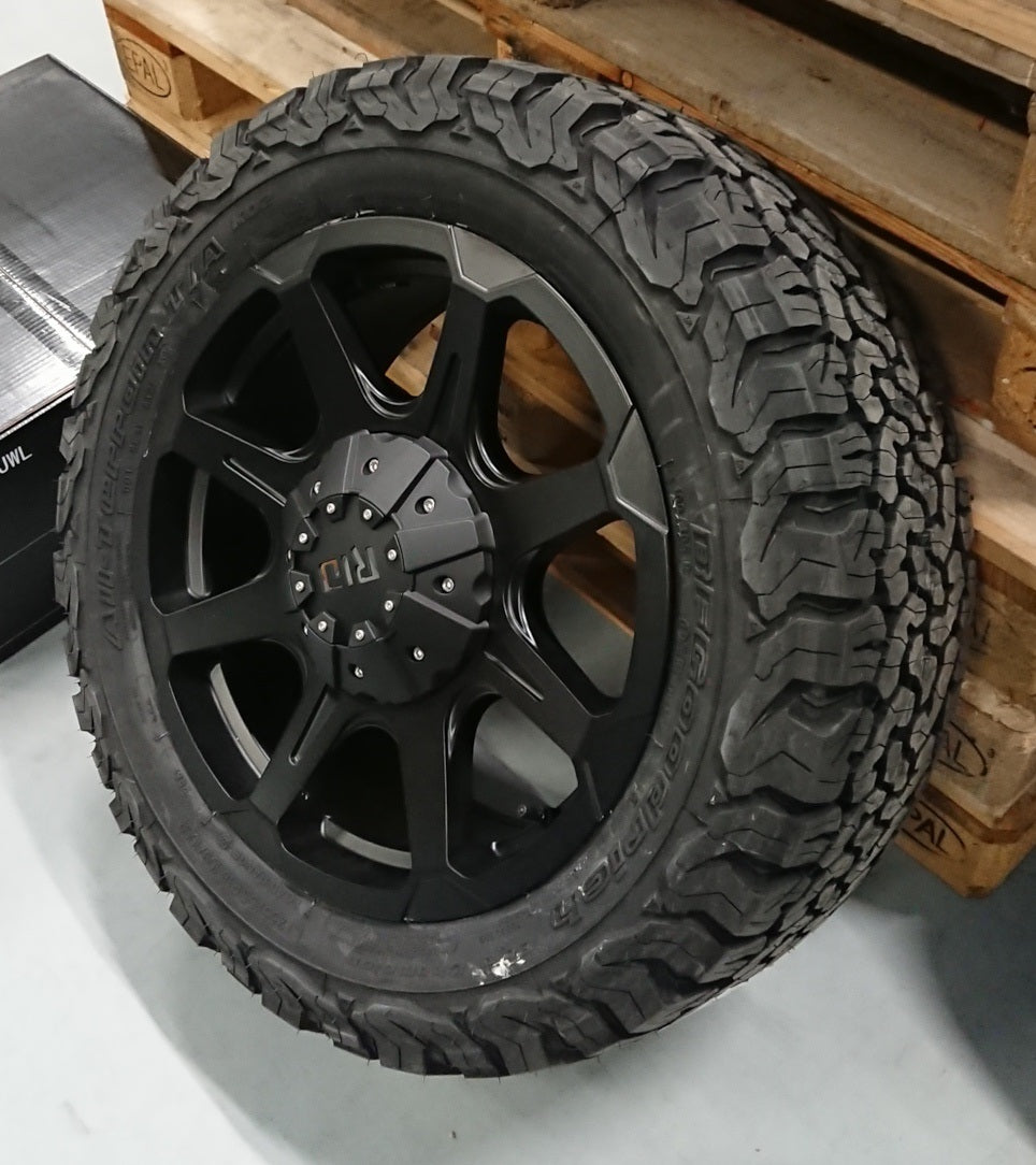 4x Felgen RID R05 8×18 ET50 5×130 + 4x Reifen BF Goodrich KO2 255/55/18