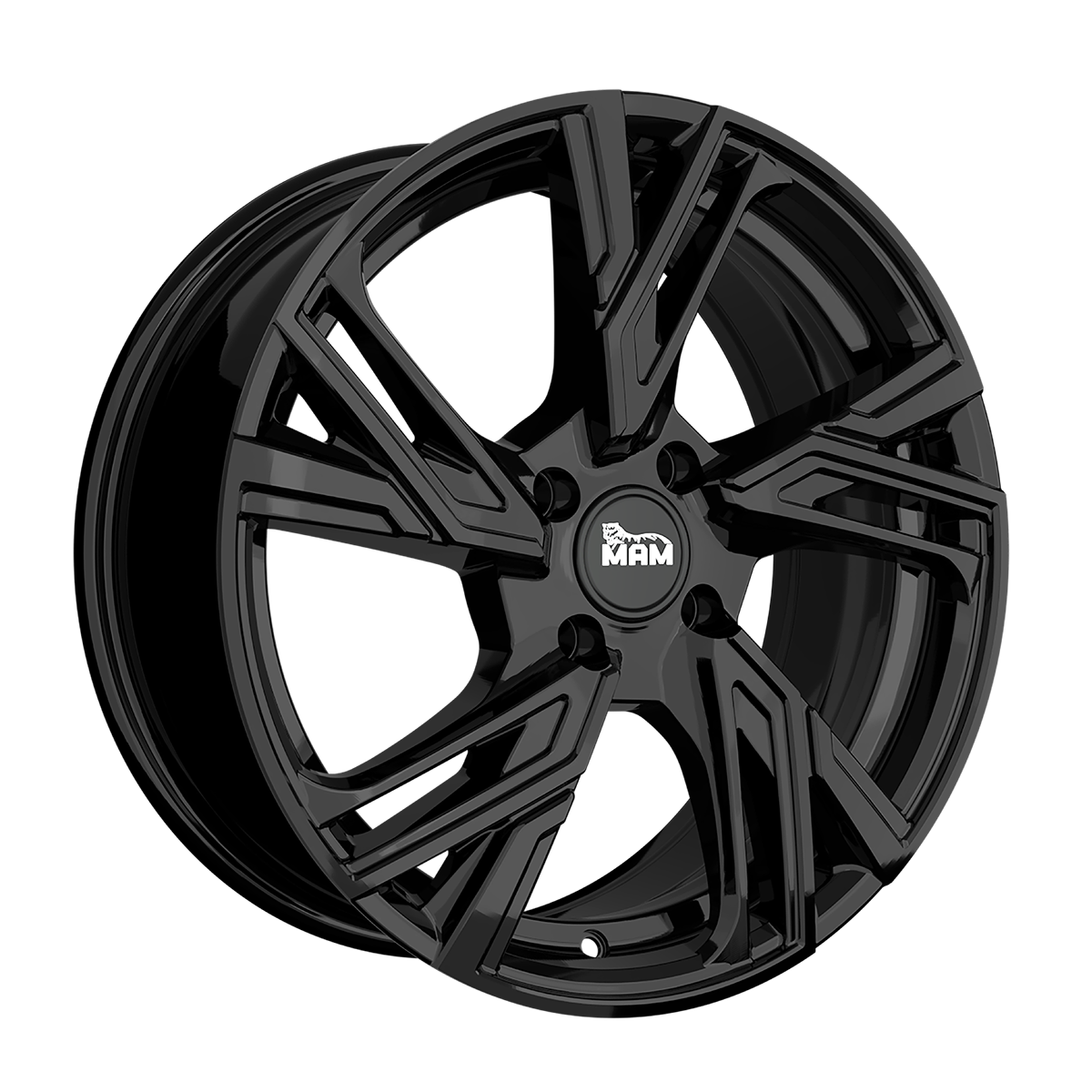 MAM RS5 Black Painted Alufelge 6x15 ET35 4x100/63.4