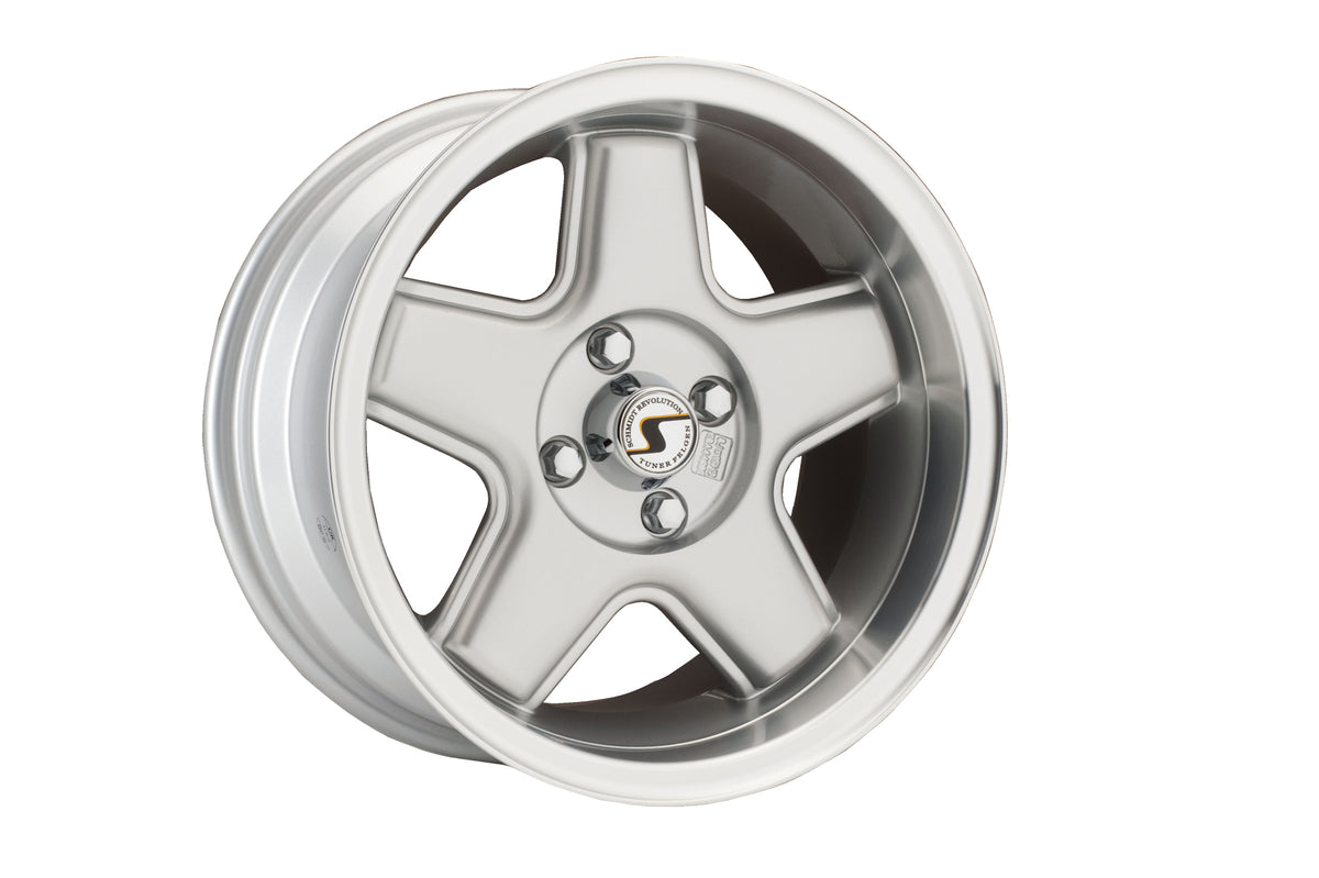 Schmidt Revolution Retro-ML Alufelge 7x15 ET35 4x98 HighGloss Silber pol.