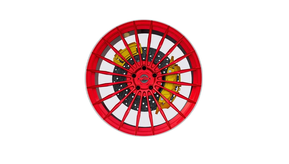 Z-Performance ZP.MONO 1 Blood Red Alufelge 9,5x21 ET38 5x114,3/64,1 – Ansicht 3