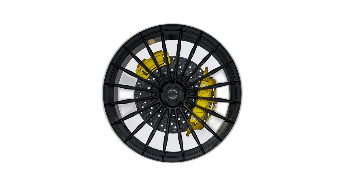 Z-Performance ZP.MONO 1 Gloss Black Alufelge 9,5x21 ET38 5x114,3/64,1 – Ansicht 3