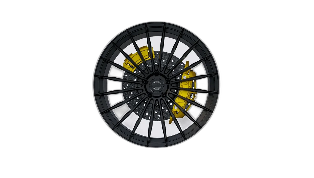 Z-Performance ZP.MONO 1 Satin Black Alufelge 9,5x20 ET38 5x114,3/64,1 – Ansicht 3